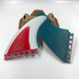 UPSURF FUTURE Fins MR Twin Fins Conjunto de barbatanas de prancha de surf de fibra de vidro com abas únicas Quilhas duplas de surf para funboard, prancha de peixe MR Twin Quilhas - Image 5