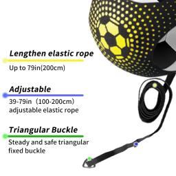 Bola de futebol Juggle Bags for Children, Circulação auxiliar, Cinto de treinamento para crianças, Kick Trainer, Habilidades de controle, Futebol - Image 6