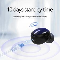 Fones de ouvido sem fio X9, compatível com Bluetooth 5.0, fone de ouvido esportivo, som estéreo intra-auricular, fones de ouvido - Image 3