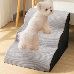 Escadas de cama antiderrapante para cães pequenos, rampa de gato, escada do sofá, espuma de memória, pet supplies, 2 etapas, 3 etapas, 4 etapas - Image 1