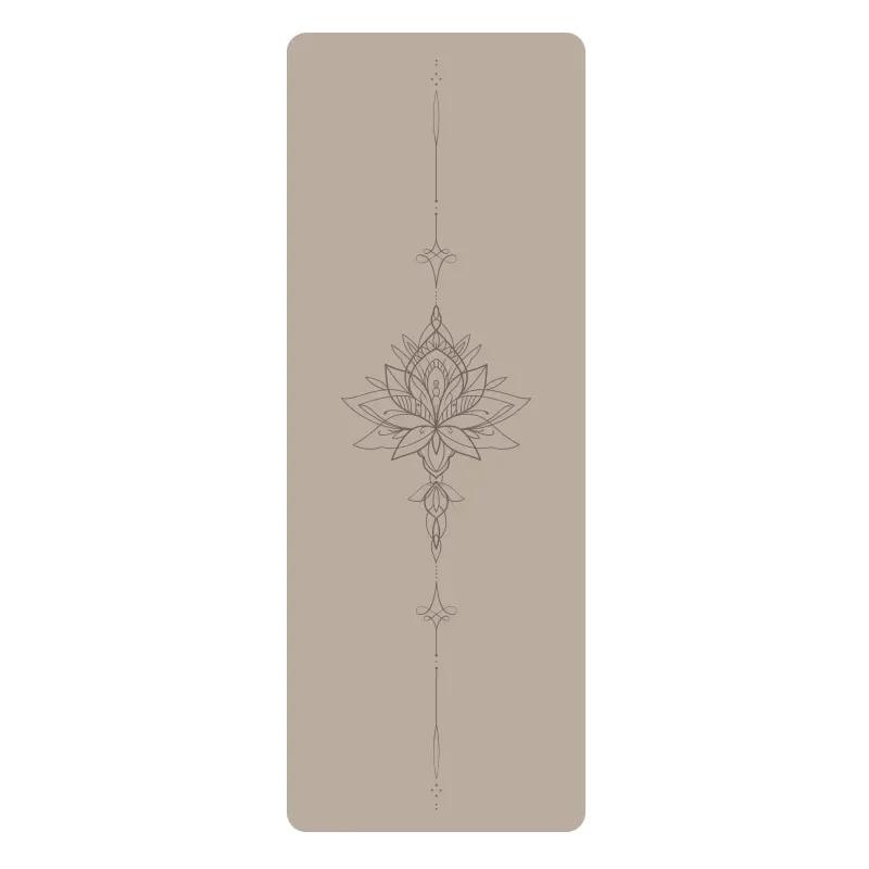 Tapete de yoga pu de borracha natural de 5mm de espessura, 183cm, antiderrapante, de alta densidade, esportes, fitness, yoga, casa, esportes, pilates, ginástica, exercício - Image 1