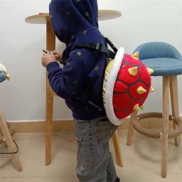 4 estilos 33cm anime koopa saco de escola tartaruga escudo verde bowser tartaruga brinquedos mochila kawaii presente aniversário para crianças - Image 6