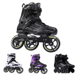 Japy skates roselle rs6, patins em linha, tamanho 72-76-80mm ou 3*110mm, sapatos de skate de velocidade em linha, patins sem derrapantes - Image 1