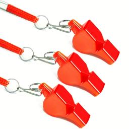 O apito profissional da emergência com correia, apito sem chumbo, para o salvamento, salvamento, auto-defesa, sobrevivência - Image 1