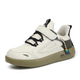 Tênis de esportes infantis, couro antiderrapante, tênis de corrida ao ar livre, tênis respiráveis, tênis de caminhada para meninos e meninas, moda - Image 3