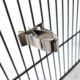 Suporte de alimentos durável para aves de estimação, papagaio alimentação, fruta, Vegtable Clip, Alimentador Dispositivo, Pin Clamp, Household Supplies, Bird Cage Acessório - Image 1