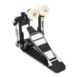 Dual Driver Pedal Mallet Kit Bateria eletrônica Pedal de cadeia de alumínio único Pedal de percussão profissional tambor peças Acessórios de bateria - Image 1
