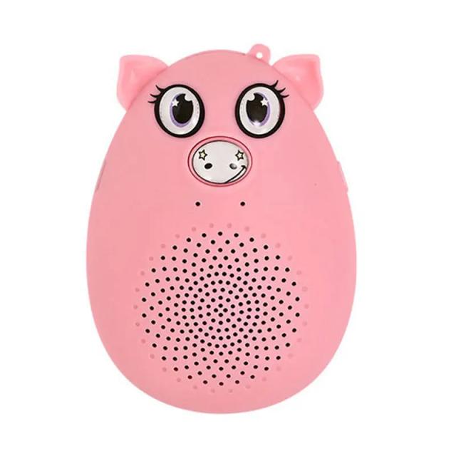 Alto-Falante Bluetooth Portátil de Animais em Desenhos Animados, Conexão Sem Fio e Mini Histórias Educativas para Aprendizado Precoce