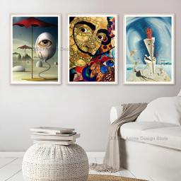 Salvador dali série surrealismo, cartaz abstrato, etiqueta, quarto, estudo, arte da parede, pintura pendurada, alta qualidade, 1pc - Image 3
