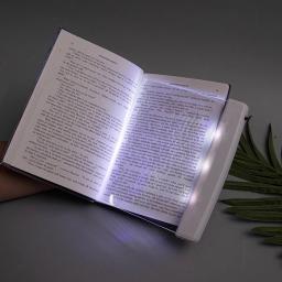 Portátil LED Flat Book Luzes, Luzes do livro, Luz de página inteira, Leitura na cama à noite, Painel Placa Lâmpada Board - Image 3