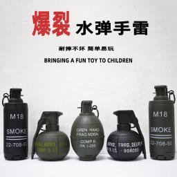 Brinquedo de granada de paintball airsoft, Modelo de brinquedos de granada de nylon, bola de gel de água, Brinquedo desportivo ao ar livre de plástico reutilizável para crianças, jogo CS, - Image 5