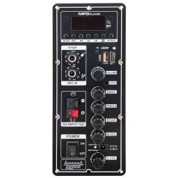 Placa Amplificadora Quadrada Dança, Suporte Alto-falante, Bluetooth, AUX TF-Card, U Gravação De Disco, 6-12" - Image 1