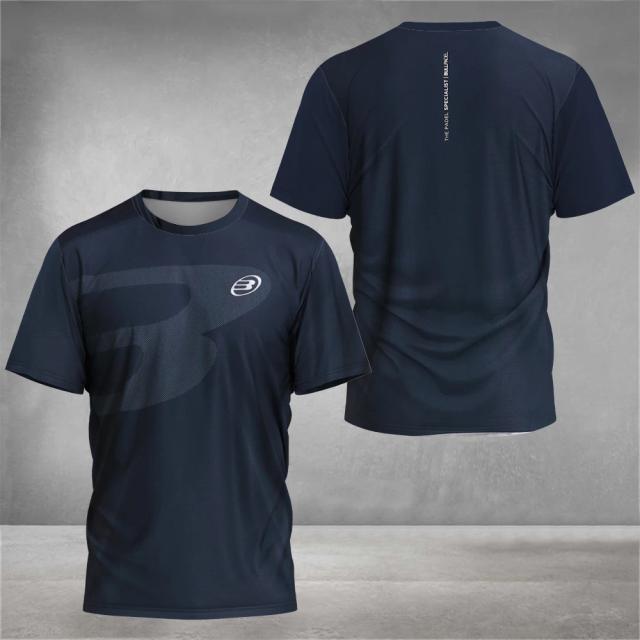 Camiseta de Padel Masculina Manga Curta Dry Fit Ultra Fina 2024