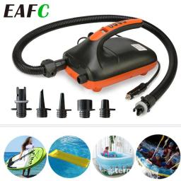 Duplo estágio bomba de ar elétrico para o exterior, Paddle Board bomba para SUP Kayak, camas de ar, bomba inflável Digital, alta pressão, 12V, 20 PSI - Image 1
