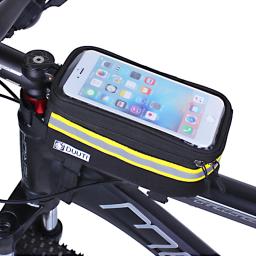 Saco de telefone da bicicleta à prova dwaterproof água reflexivo ciclismo saco à prova chuva frente tela toque estrada mtb mountain bike sacos telefone acessórios - Image 1