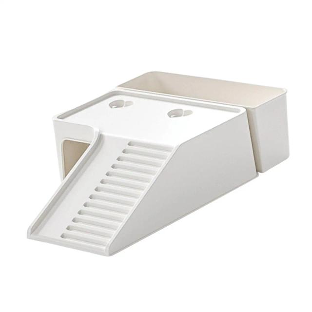 Plataforma de Basking para Tartarugas com Escada para Tanque de Répteis e Aquário Integrado