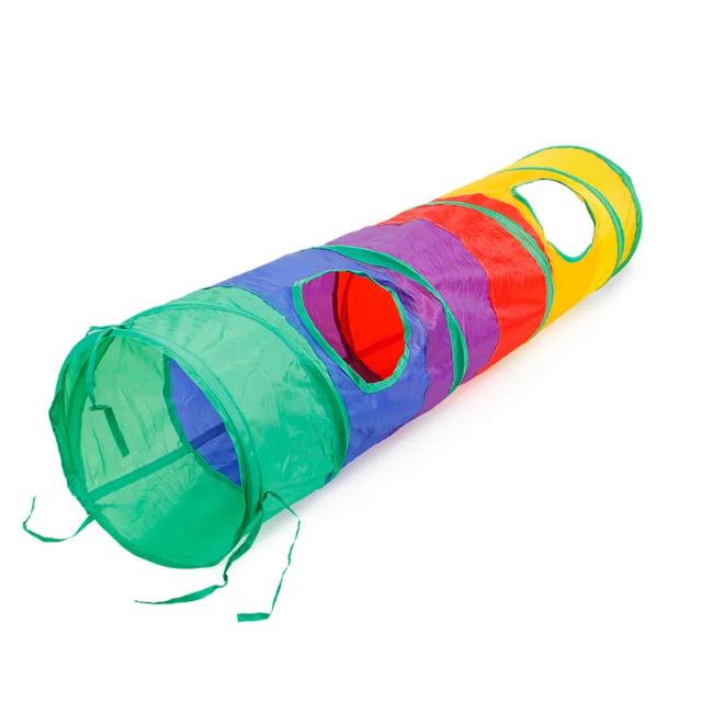 Túnel Dobrável Interativo para Pets: Brinquedo Divertido para Gatos e Coelhos - Estilo 30
