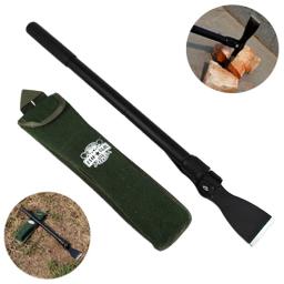 Ferramenta de acampamento multifuncional, pá de aço pequena dobrável, picareta enxada, multitool ao ar livre para montanhismo, 1pc - Image 1
