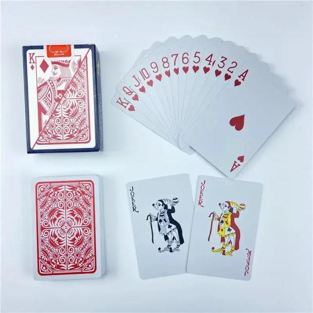 Cartas de Jogo Plástico à Prova d'água 5,8 cm x 8,8 cm Lavável PVC Adulto