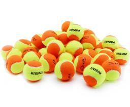 INSUM Bolas de tênis de praia para treinamento, treinamento ao ar livre, 50% Padrão Pressão Padel Bolas para crianças, Iniciante Paddle Ball - Image 1