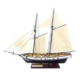 Modelo de navio 3D puzzle, Kits de construção, artesanato para navio, madeira inacabada, barco a vela, navio, bricolage - Image 5