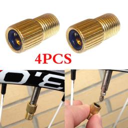 Bicicleta do pneu válvula adaptador, tubo bomba, conversor, ciclismo ferramenta acessórios, atacado, 4pcs por conjunto - Image 2