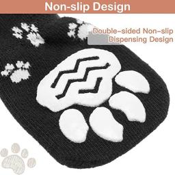 Anti Slip Dog Grip meias com correias, controle de tração, indoor em madeira piso desgaste, pet pata protetor para todos os cães - Image 6