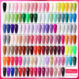 Nascido bonito 10ml unha gel polonês tudo para manicure vernizes semi permanentes embeber fora do gel uv led base super superior fosco casaco gel - Image 2