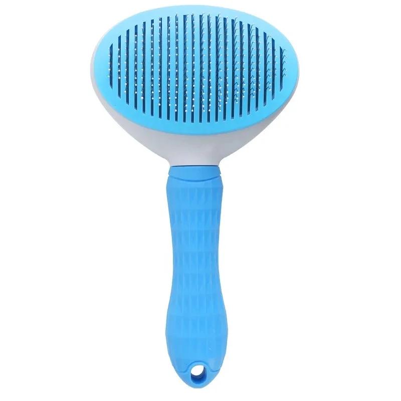 Escova de cabelo pet aço inoxidável, pente do cão, cat grooming e cuidados, cabelo longo, acessórios para animais - Image 1