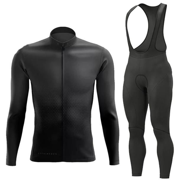 Camisa de Ciclismo Masculina Manga Longa Respirável para MTB - Ideal para Outono e Primavera