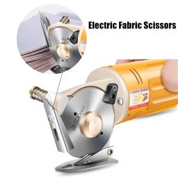 Tesoura Elétrica De Tecido, Lâmina Rotativa, Ferramenta De Tecido, Kit De Cortador De Tecido De Couro, Serra De Corte, Dropshipping, 110V, 220V - Image 1