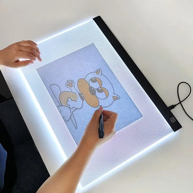 Almofada de luz LED para pintura diamante, Artcraft Tracing Box, placa digital, desenho Tablet, A3 - Image 1