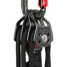 Polia tripla de alumínio de escalada com rolamento de esferas para o resgate que atravessa o levantamento - Image 2