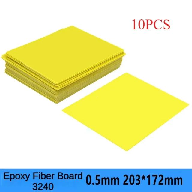 Placa Epóxi 3240 para Baterias Lifepo4 203x172x0.5mm - 10/20 Peças