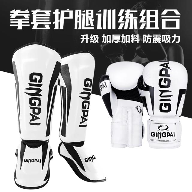 Equipamentos de Boxe Profissional: Caneleiras, Protetores Masculinos, Sacos de Areia e Luvas para Adultos e Mulheres