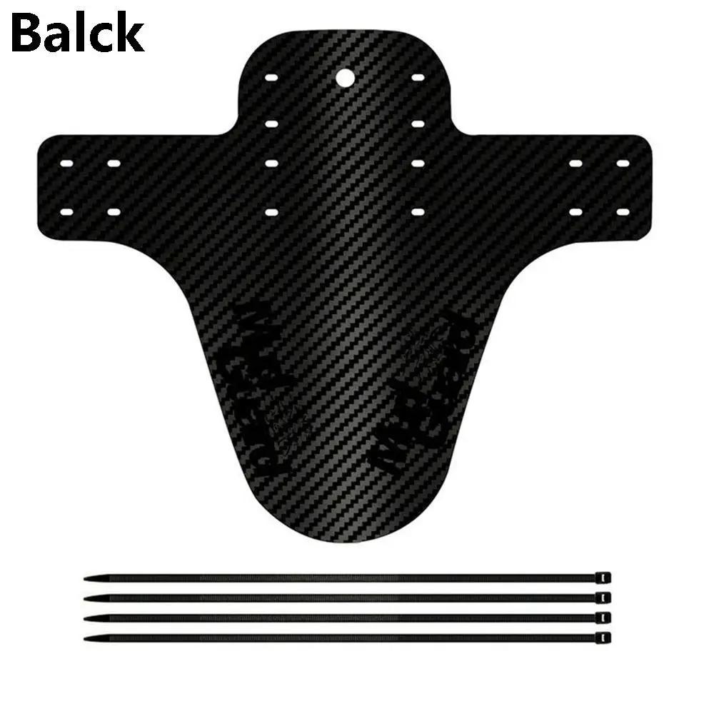Frente preta e guarda-lamas traseiro para mtb, 1 parte, dobrável, acessórios de ciclismo, mtb, bmx, dh e cascalho - Image 1