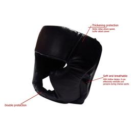 Capacete de boxe completo para adultos, protetor de cabeça espesso, karatê, muay thai, protetor de cabeça de treinamento, equipamento de ginástica, taekwondo, 1 pc - Image 4