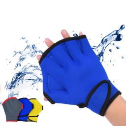 Neoprene resistente a riscos mão guarda equipamento, luvas de natação tipo sapo, palmeira Webbed pás, mergulho com snorkel - Image 4
