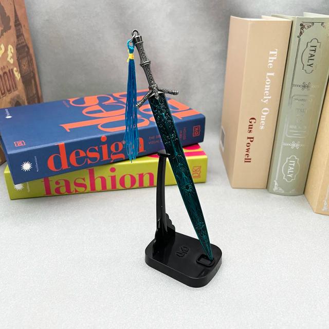 Espada do Luar Sagrado de 22cm - Réplica Completa de Metal de Ludwig do Jogo Bloodborne para Colecionadores e Decoração com Frete Grátis