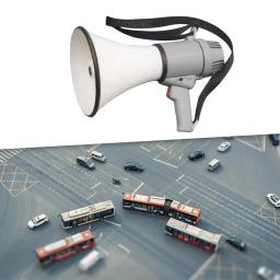Modelo de megafone para 12 ''Action Figures, 12 ''alto-falante em miniatura, leve, portátil, resistente, artesanal, acessórios - Image 3