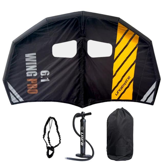 Kite Surf Inflável com Wing Foil e Hydrofoil - Tamanhos 4,1 m², 5 m² e 6,1 m²