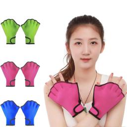 Natação Flutuante Hand Fins, Material de mergulho, Web mão, Pés de pato, Skimming, Palm Paddle, Water Sports Training Equipment, 2pcs - Image 1