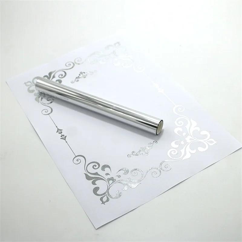 Folha reativa ativada por calor, Papel de estampagem a quente, Impressora a laser e laminador, Cartão DIY, 5m x 19,3 cm Toner - Image 1