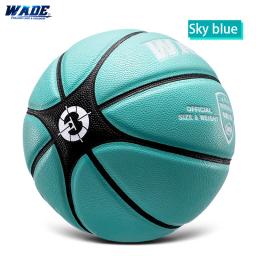 Bola de basquete de couro PU para adultos e crianças, bola interna com ferramentas gratuitas, WADE Número 3, tamanho 7, presente original - Image 4