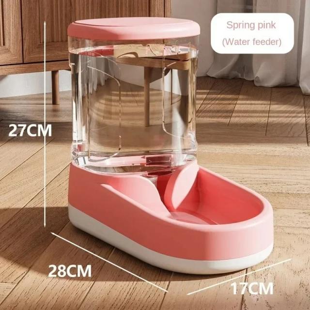 Alimentador e Distribuidor Elétrico de Água Automático para Cães e Gatos com Sistema de Água Corrente