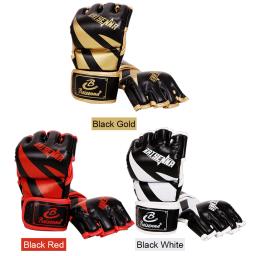 Unisex Sparring Punching Luvas, Ajustável, Espessado Sandbag, Luvas de Treinamento, Sem Dedos para Boxe, Kickboxing, Muay Thai, MMA, 3cm - Image 4