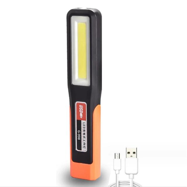 Lanterna Multifuncional COB LED Portátil com Ímã, Luz Forte e Impermeável para Acampamento