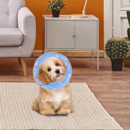 Colar Recuperação Ajustável para Animais de Estimação, Portátil, Macio, Protetor, Respirável, Cone para Gatinhos e Filhotes - Image 4