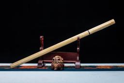 Aço inoxidável True Bamboo Tang Espada, Battle Pronto, Luta Arma, Sharp Samurai Espada, Katana, 102cm - Image 5