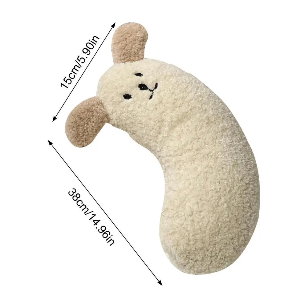 Almofada em forma de U para animais de estimação, proteger a coluna cervical, sono profundo, travesseiro estabilizador para filhotes, fofo, cães - Image 1